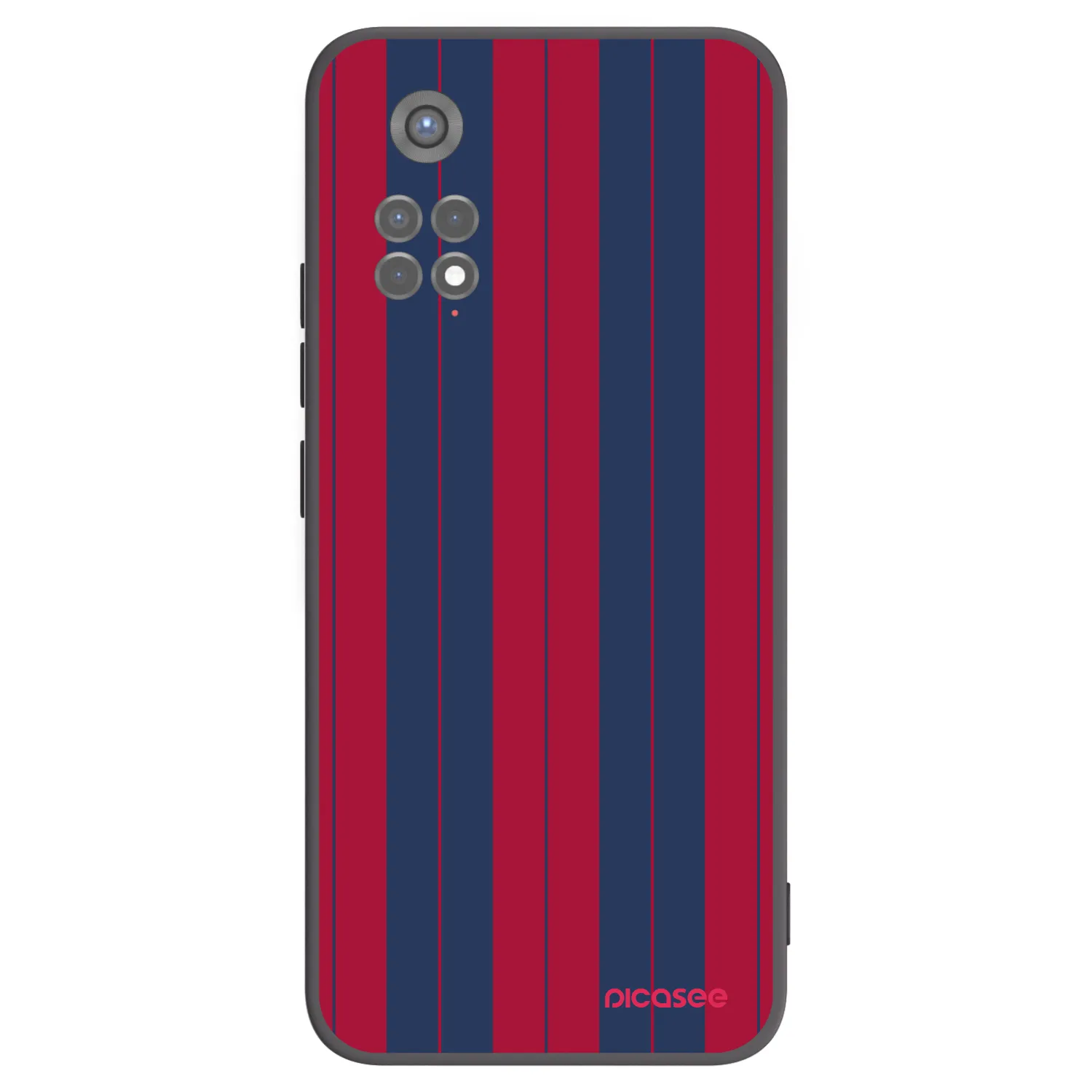 Picasee Μαύρη θήκη σιλικόνης για Xiaomi Redmi Note 11S 5G - Yacht club