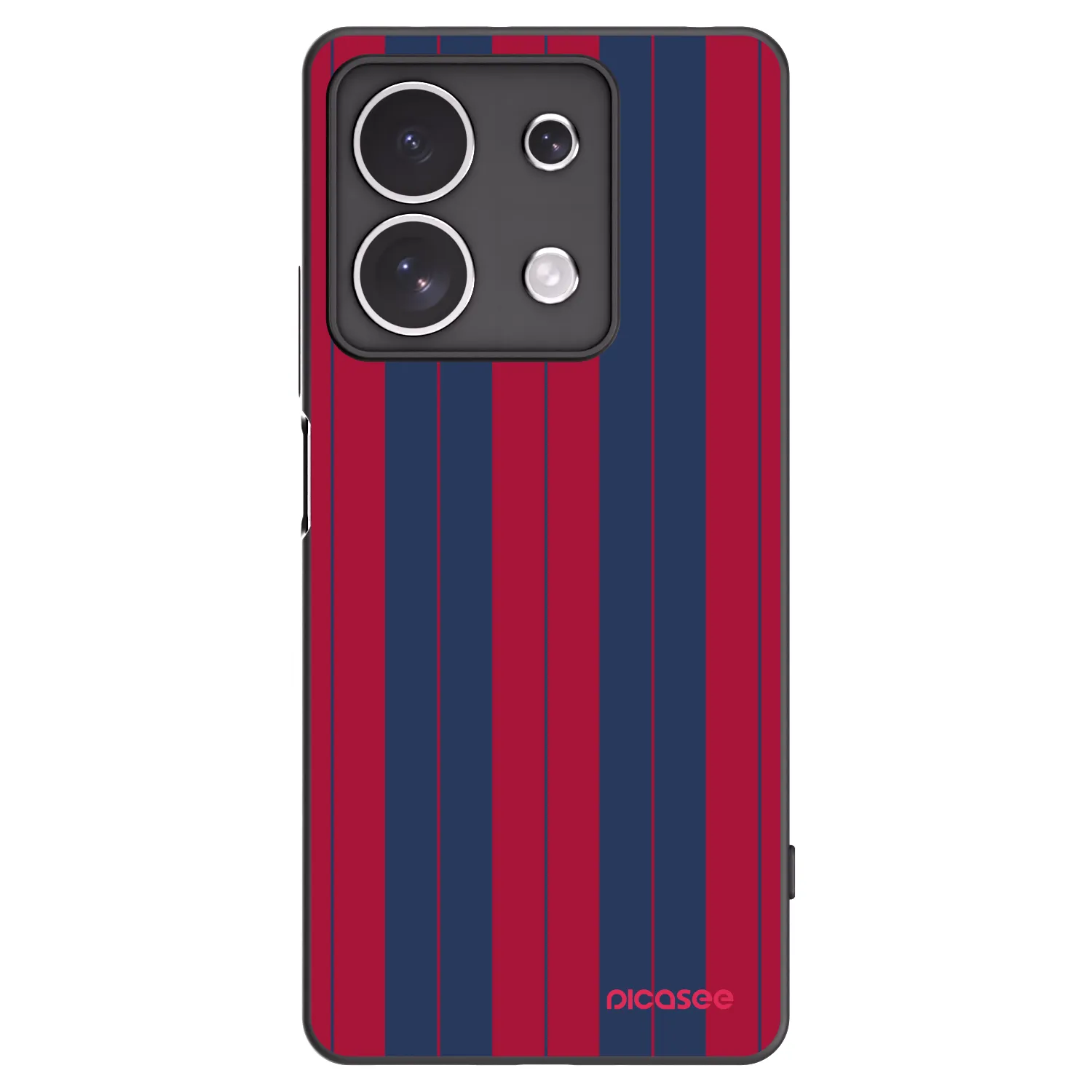 Picasee Μαύρη θήκη σιλικόνης για Xiaomi Redmi Note 13 4G - Yacht club