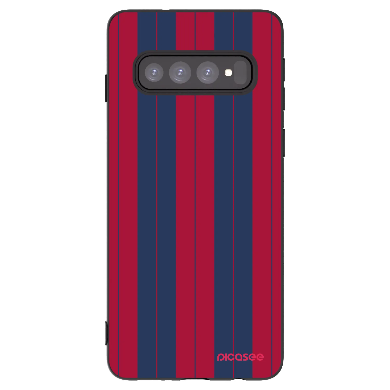 Picasee Μαύρη θήκη σιλικόνης για Samsung Galaxy S10 G973 - Yacht club
