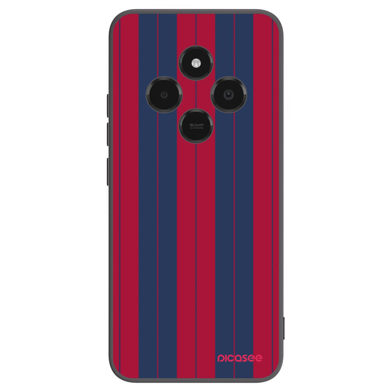 Picasee Μαύρη θήκη σιλικόνης για Xiaomi Poco C75 - Yacht club