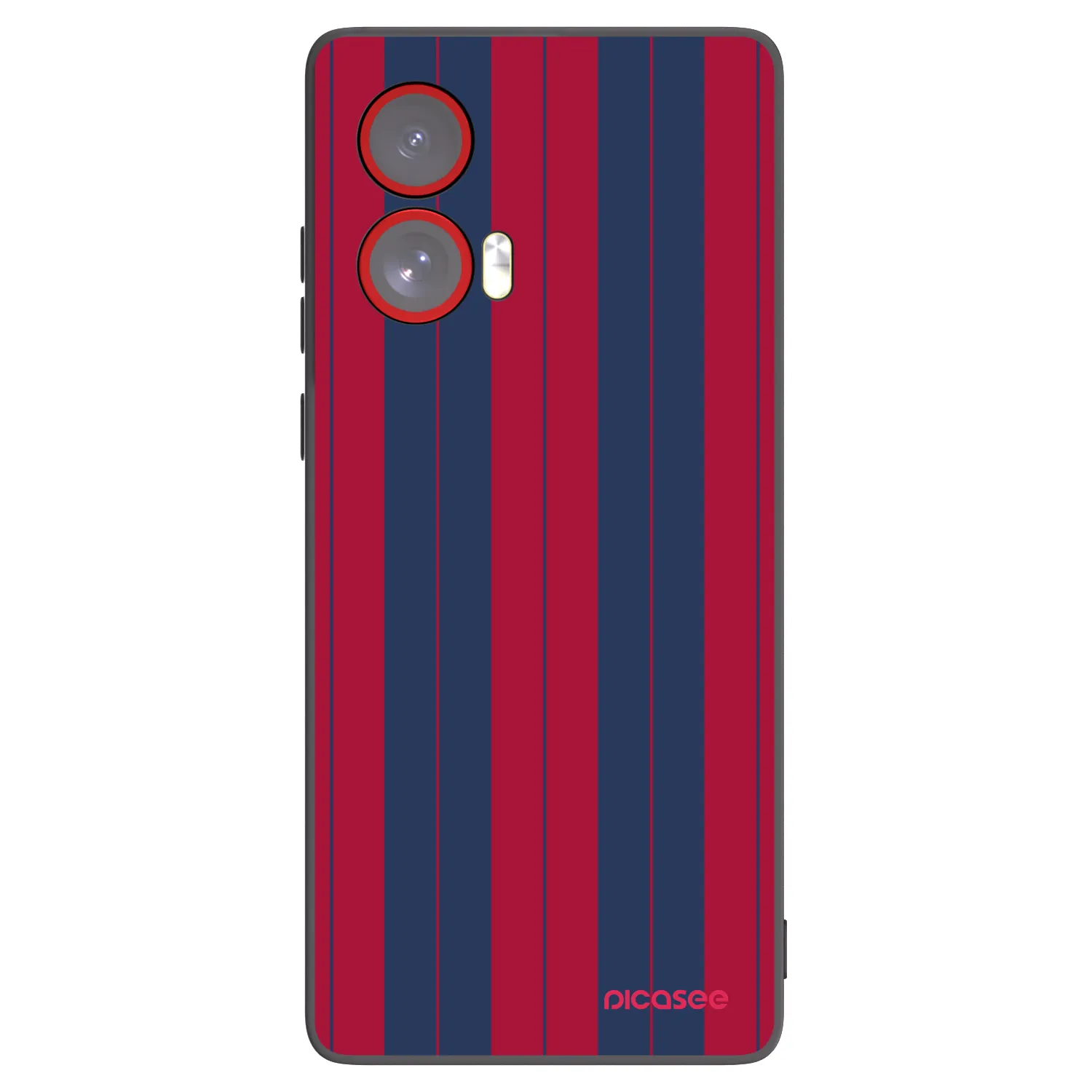 Picasee Μαύρη θήκη σιλικόνης για Motorola Edge 50 Fusion - Yacht club