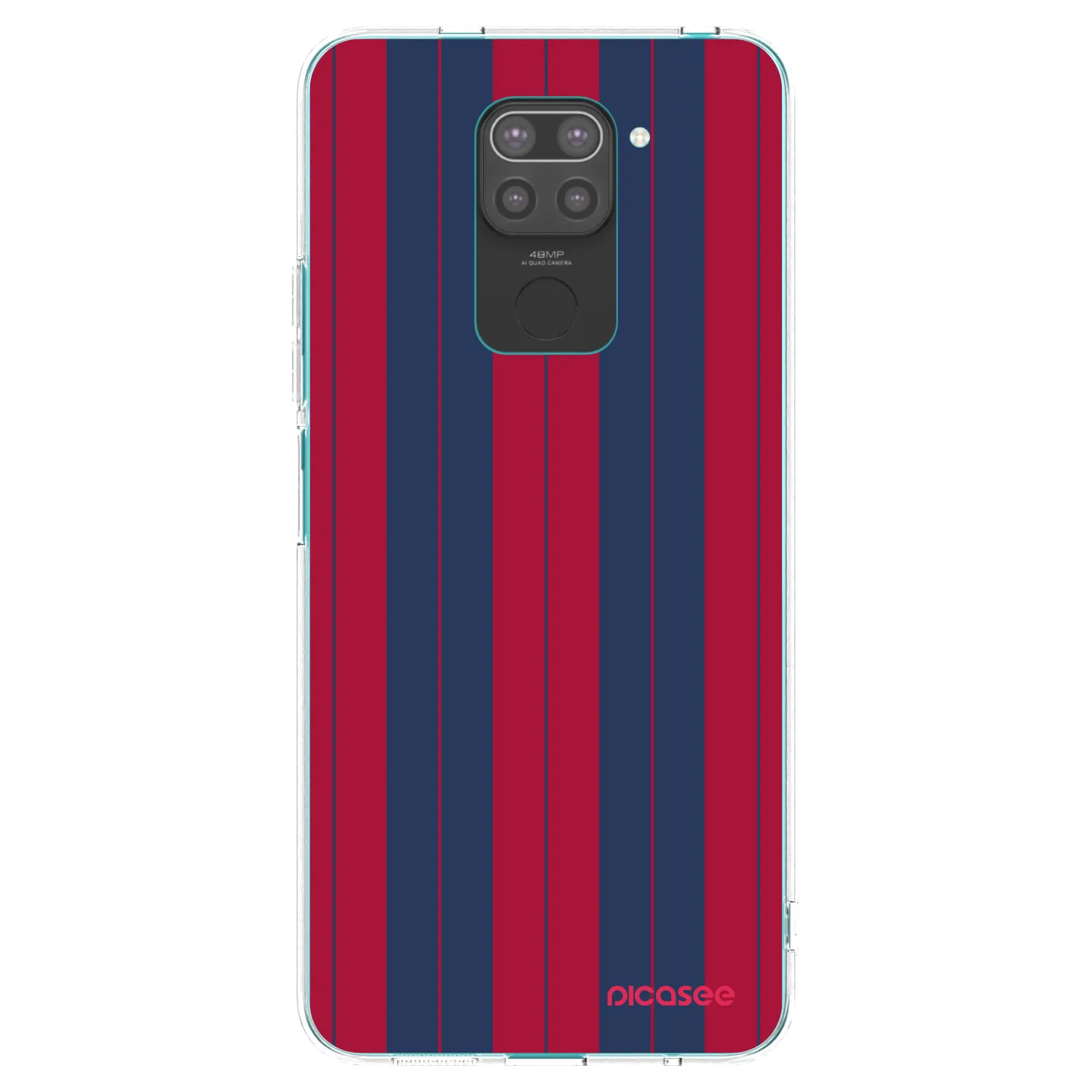 Picasee Μαύρη θήκη σιλικόνης για Xiaomi Redmi Note 9 - Yacht club