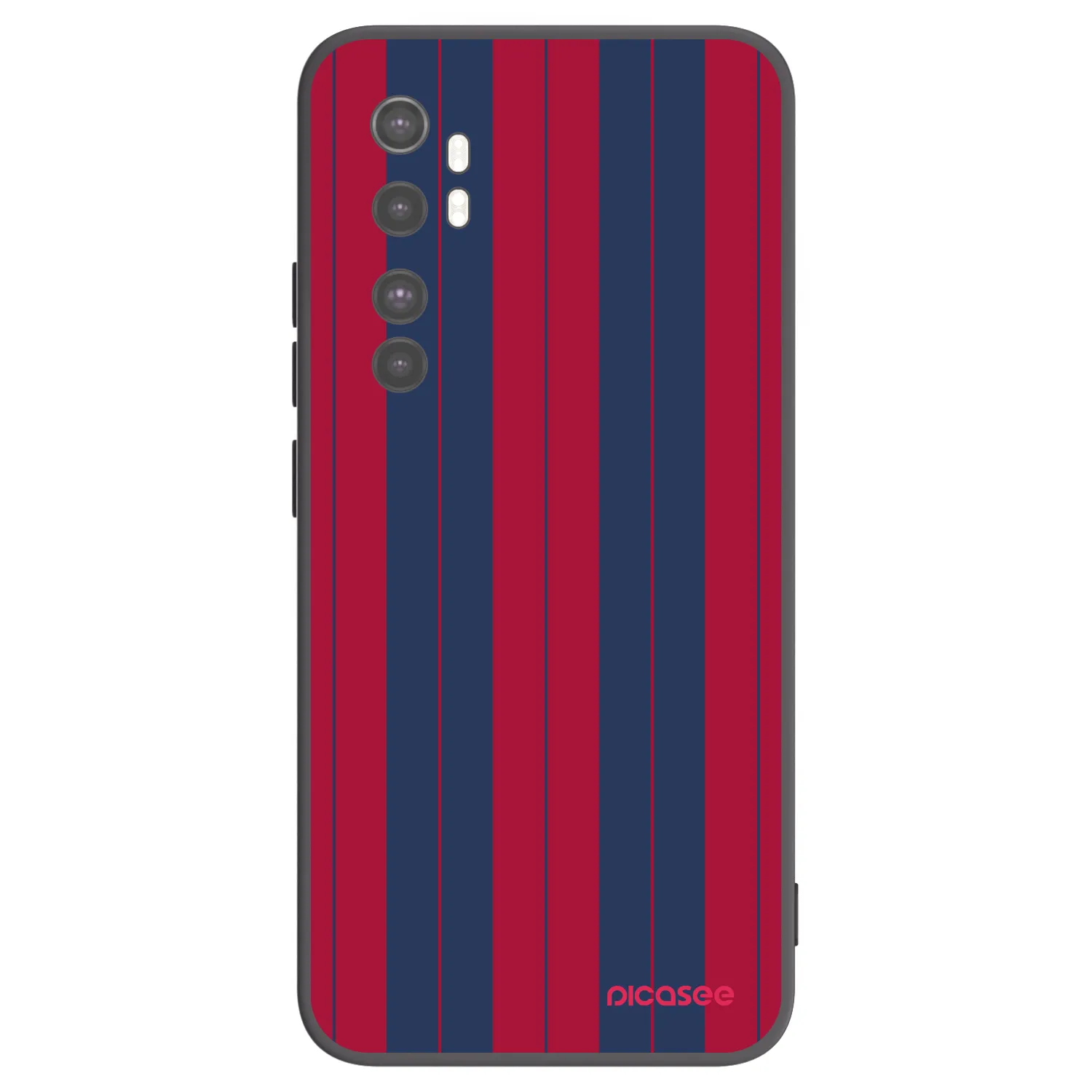 Picasee Μαύρη θήκη σιλικόνης για Xiaomi Mi Note 10 Lite - Yacht club