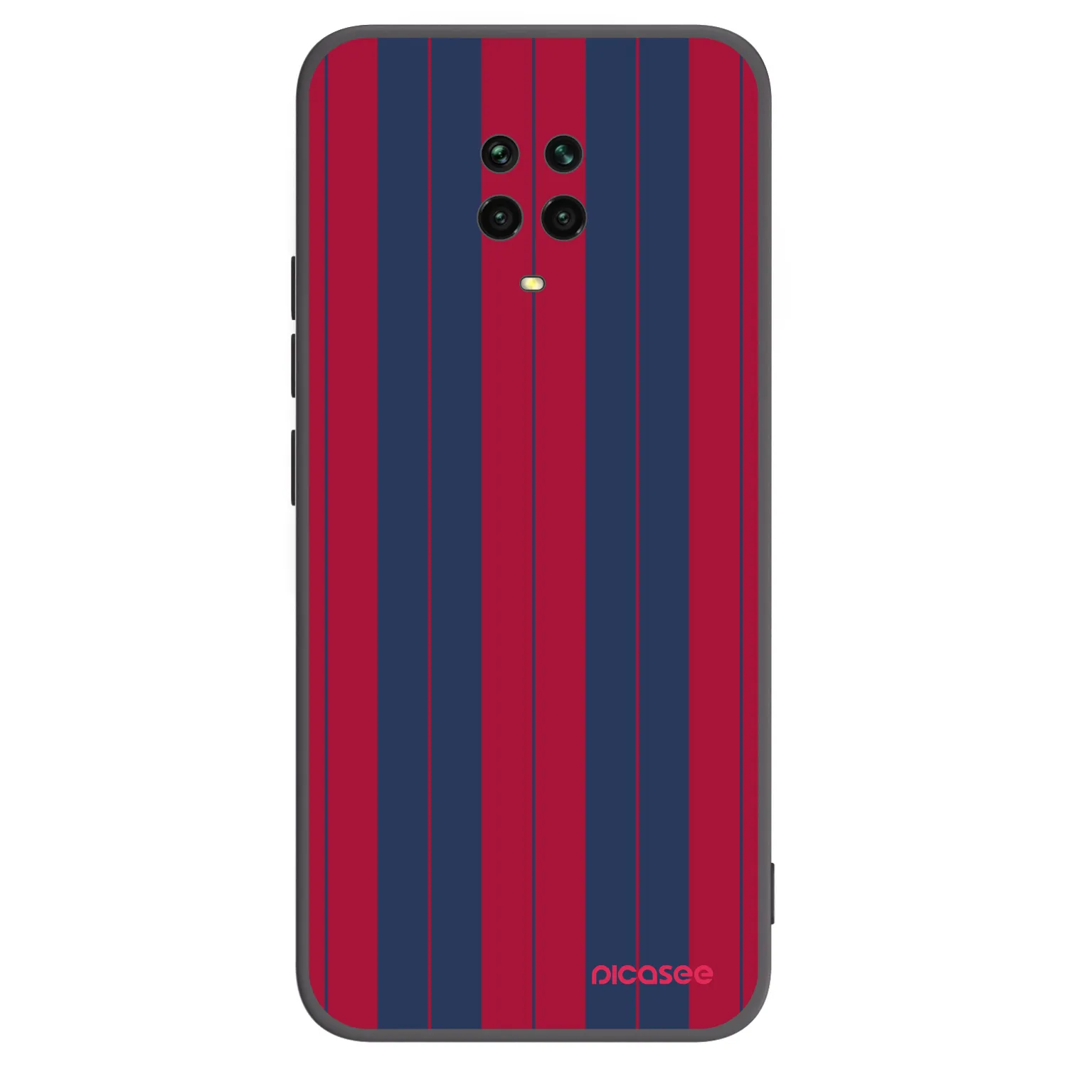 Picasee Μαύρη θήκη σιλικόνης για Xiaomi Redmi Note 9S - Yacht club
