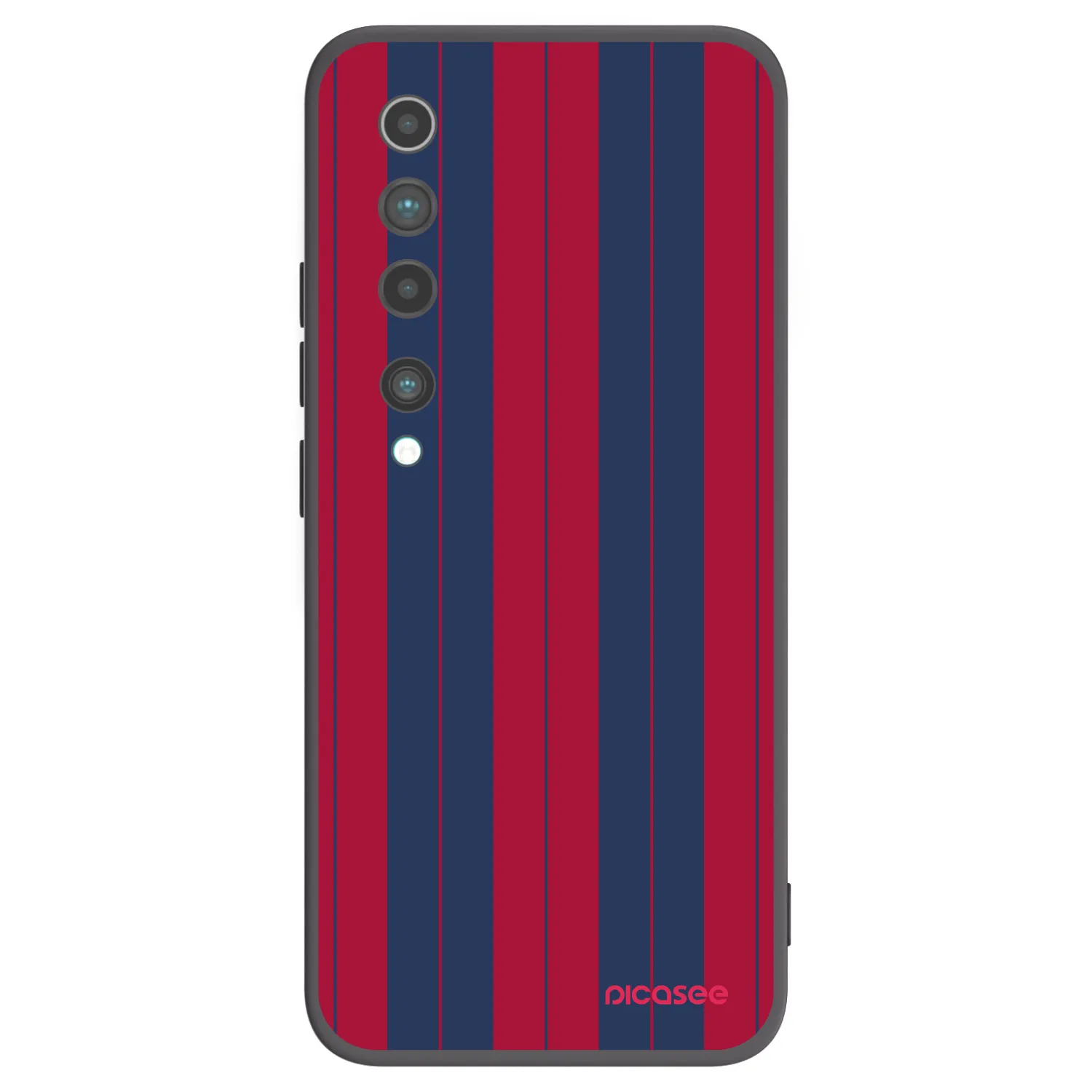 Picasee Μαύρη θήκη σιλικόνης για Xiaomi Mi 10 - Yacht club