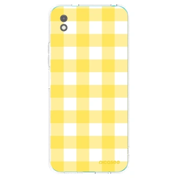 Picasee Μαύρη θήκη σιλικόνης για Xiaomi Redmi 9A - Gride lemon