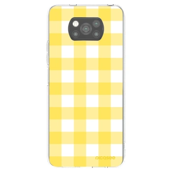 Picasee Μαύρη θήκη σιλικόνης για Xiaomi Poco X3 - Gride lemon