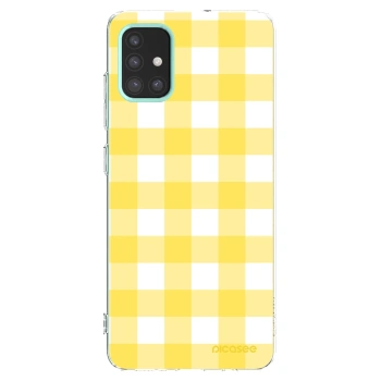 Picasee διαφανής θήκη σιλικόνης Samsung Galaxy M31s - Gride lemon