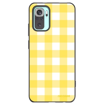 Picasee Μαύρη θήκη σιλικόνης για Xiaomi Redmi Note 10 Pro - Gride lemon