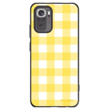 Picasee Μαύρη θήκη σιλικόνης για Xiaomi Redmi Note 10S - Gride lemon