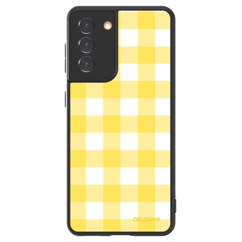 Picasee ULTIMATE CASE για Samsung Galaxy S21 5G G991B - Gride lemon