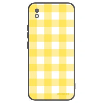 Picasee Μαύρη θήκη σιλικόνης για Xiaomi Redmi 9AT - Gride lemon