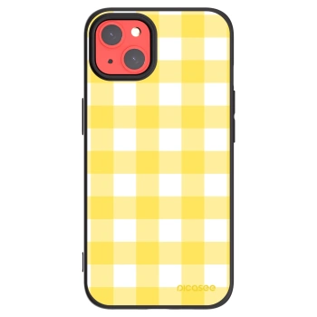 Picasee Μαύρη θήκη σιλικόνης για Apple iPhone 13 - Gride lemon