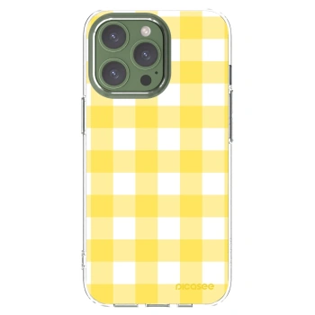 Picasee διαφανής θήκη σιλικόνης Apple iPhone 13 Pro - Gride lemon