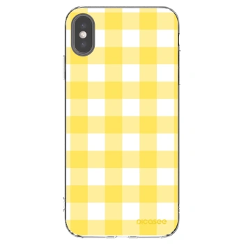 Picasee διαφανής θήκη σιλικόνης Apple iPhone XS Max - Gride lemon