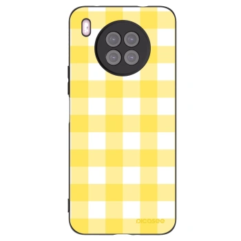 Picasee Μαύρη θήκη σιλικόνης για Huawei Nova 8i - Gride lemon