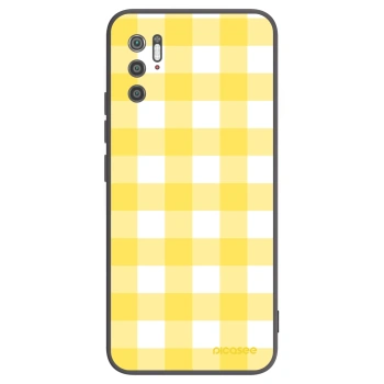 Picasee Μαύρη θήκη σιλικόνης για Xiaomi Poco M3 Pro 5G - Gride lemon