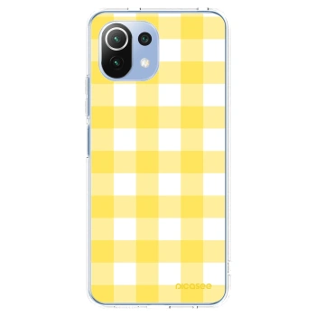 Picasee διαφανής θήκη σιλικόνης Xiaomi 11 Lite 5G NE - Gride lemon