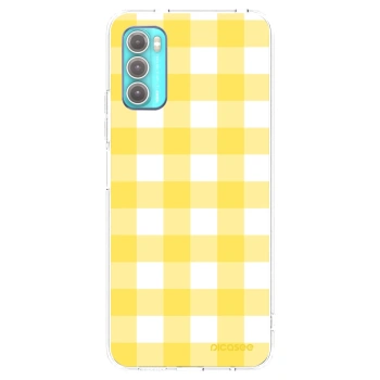 Picasee διαφανής θήκη σιλικόνης Motorola Moto G60 - Gride lemon