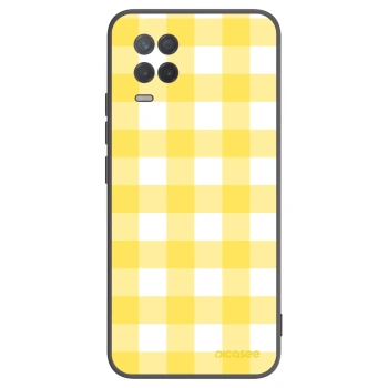 Picasee Μαύρη θήκη σιλικόνης για Realme 8 5G - Gride lemon
