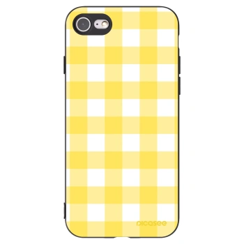 Picasee Μαύρη θήκη σιλικόνης για Apple iPhone SE 2022 - Gride lemon
