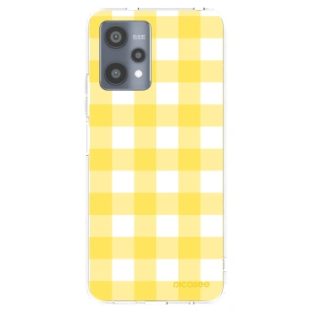Picasee διαφανής θήκη σιλικόνης Realme 9 Pro 5G - Gride lemon