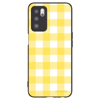 Picasee Μαύρη θήκη σιλικόνης για OPPO A16s - Gride lemon