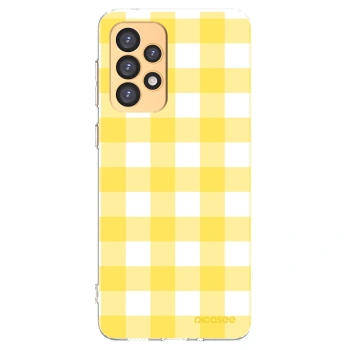 Picasee διαφανής θήκη σιλικόνης Samsung Galaxy A33 5G A336 - Gride lemon