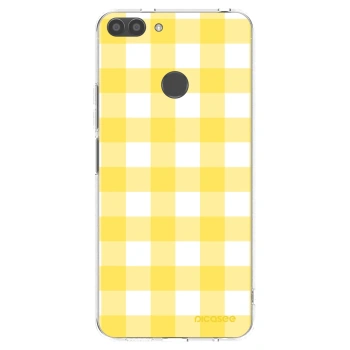 Picasee διαφανής θήκη σιλικόνης Huawei P Smart - Gride lemon