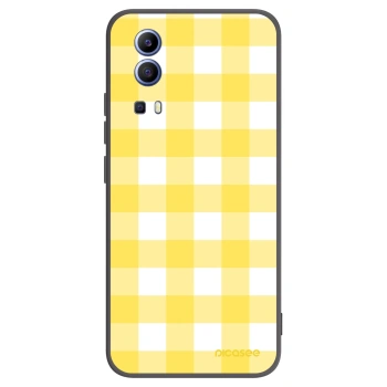 Picasee Μαύρη θήκη σιλικόνης για Vivo Y52 5G - Gride lemon