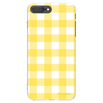 Picasee διαφανής θήκη σιλικόνης Apple iPhone 8 Plus - Gride lemon