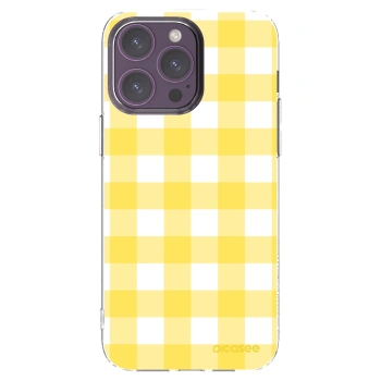 Picasee διαφανής θήκη σιλικόνης Apple iPhone 14 Pro Max - Gride lemon