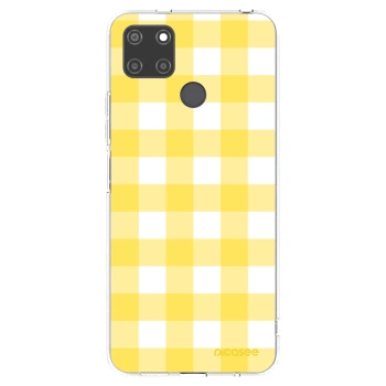 Picasee διαφανής θήκη σιλικόνης Realme C21Y - Gride lemon
