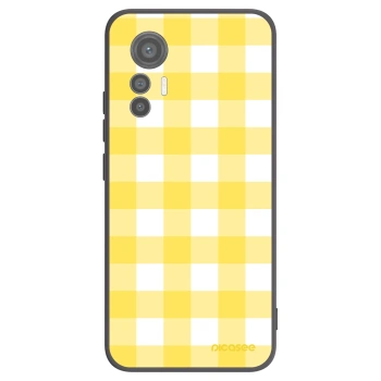 Picasee Μαύρη θήκη σιλικόνης για Xiaomi 12 Lite - Gride lemon