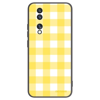 Picasee Μαύρη θήκη σιλικόνης για Honor 70 - Gride lemon