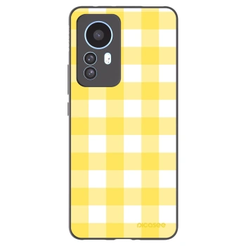 Picasee Μαύρη θήκη σιλικόνης για Xiaomi 12T Pro - Gride lemon