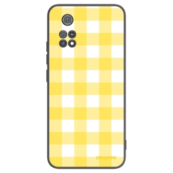 Picasee Μαύρη θήκη σιλικόνης για Xiaomi Poco M4 Pro - Gride lemon