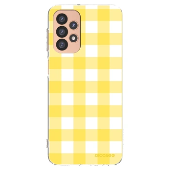 Picasee διαφανής θήκη σιλικόνης Samsung Galaxy A23 A236B 5G - Gride lemon