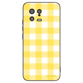 Picasee Μαύρη θήκη σιλικόνης για Xiaomi 13 - Gride lemon