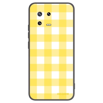 Picasee Μαύρη θήκη σιλικόνης για Xiaomi 13 Pro - Gride lemon