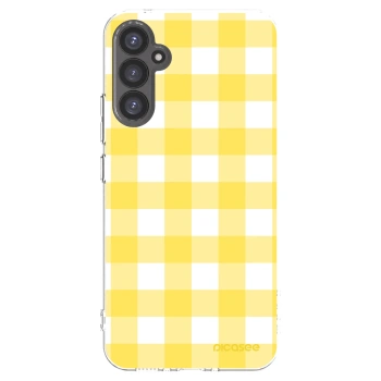 Picasee διαφανής θήκη σιλικόνης Samsung Galaxy A34 5G A346B - Gride lemon