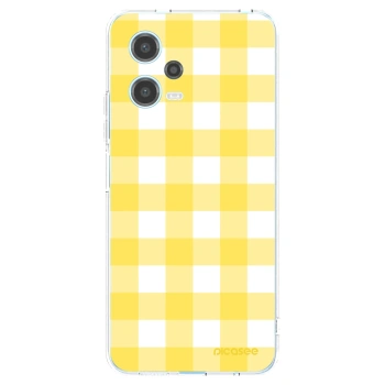 Picasee διαφανής θήκη σιλικόνης Xiaomi Redmi Note 12 5G - Gride lemon