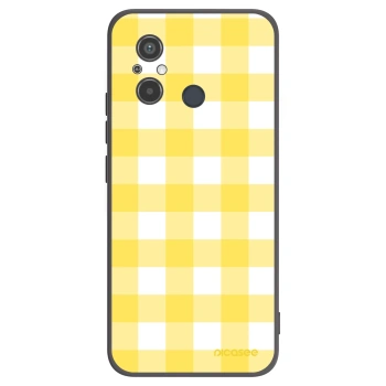 Picasee Μαύρη θήκη σιλικόνης για Xiaomi Redmi 12C - Gride lemon