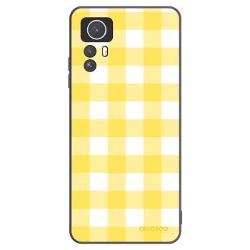 Picasee Μαύρη θήκη σιλικόνης για Xiaomi Redmi Note 12S - Gride lemon
