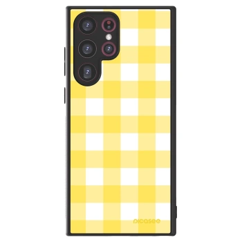 Picasee ULTIMATE CASE PowerShare για Samsung Galaxy S22 Ultra 5G - Gride lemon