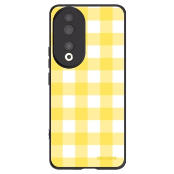 Picasee Μαύρη θήκη σιλικόνης για Honor 90 5G - Gride lemon