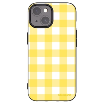 Picasee Μαύρη θήκη σιλικόνης για Apple iPhone 15 - Gride lemon