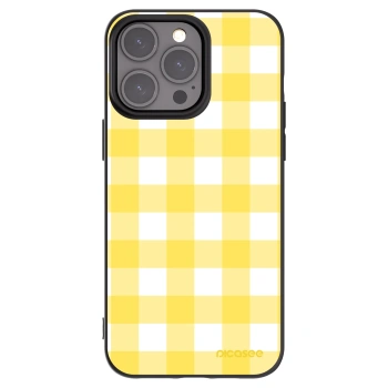 Picasee Μαύρη θήκη σιλικόνης για Apple iPhone 15 Pro Max - Gride lemon