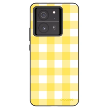Picasee Μαύρη θήκη σιλικόνης για Xiaomi 13T Pro - Gride lemon