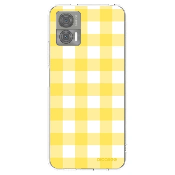Picasee διαφανής θήκη σιλικόνης Motorola Edge 30 Neo - Gride lemon